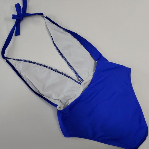 ❗️SALE❗️ Blue Laced Swimsuit - Picture 2 of 7